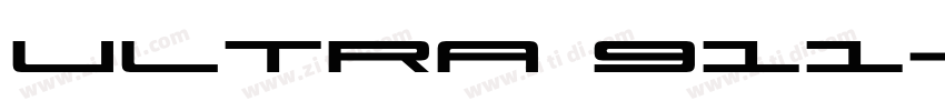 Ultra 911字体转换